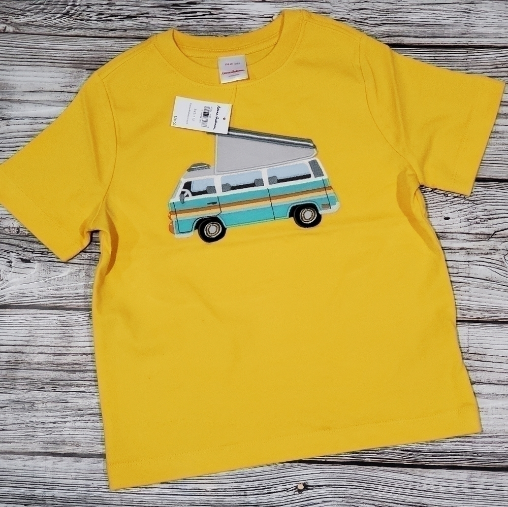 Hanna Andersson Surf Wagon Beach T-Shirt 110 cm US 5 NWT - Picture 3 of 6